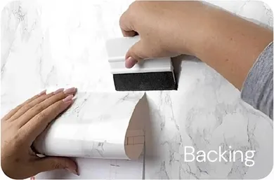 laminate sticker backing